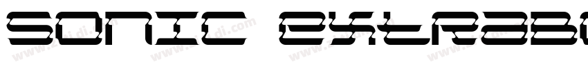 Sonic ExtraBold Regu字体转换